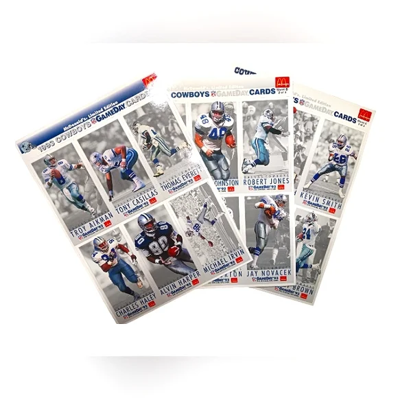 Fleer Corp. | Other | 993 Mcdonalds Cowboys Game Day Cards | Poshmark